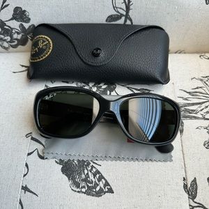 Ray-Ban Black RB4101 Jackie Ohh Nylon Sunglasses